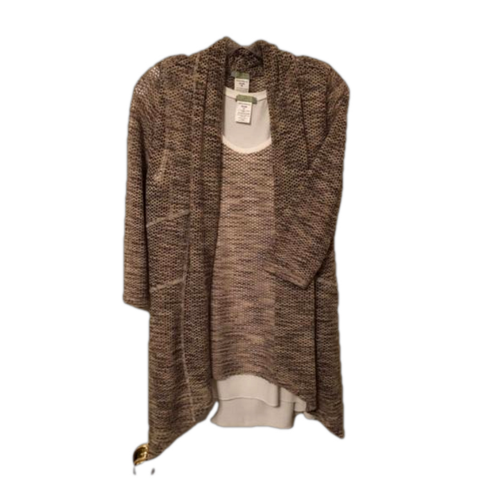 Matching 2 piece Dolcezza Cardigan and Tank set, size M
